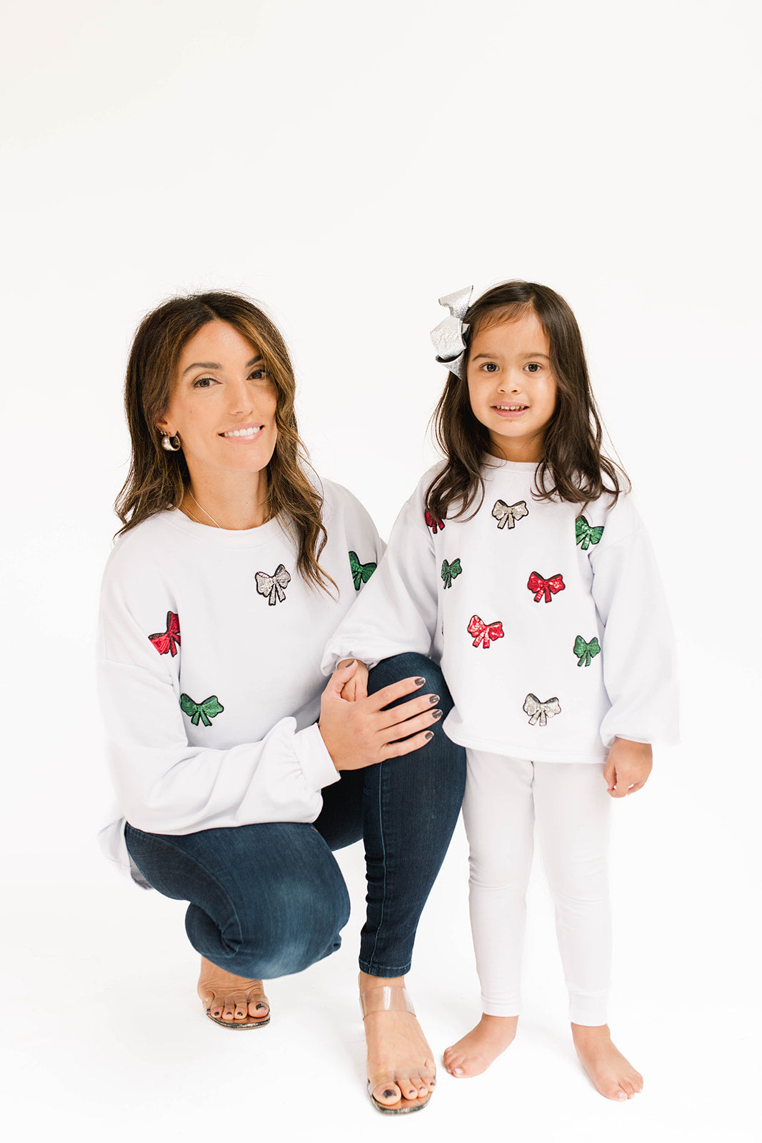 Women's Holiday Bows Sweatshirt